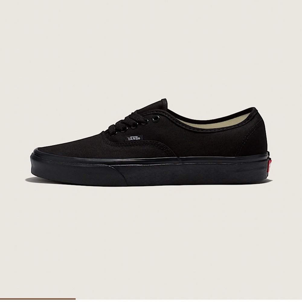 Vans Women's Authentic All Black Canvas Sneakers